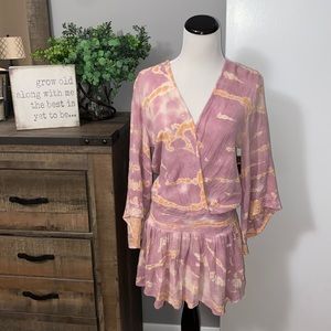 Young Fabulous and Broke Women's Ellery Tie-Dyed Mini Dress XS
